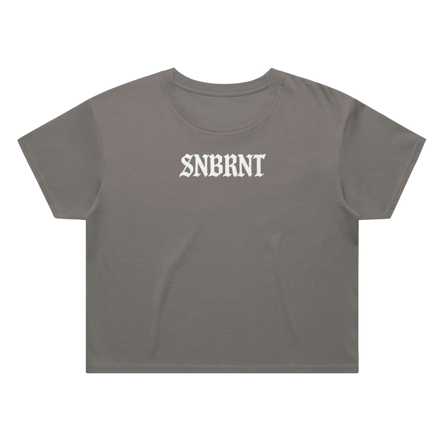 Heavy Faded Surf Crop Womens