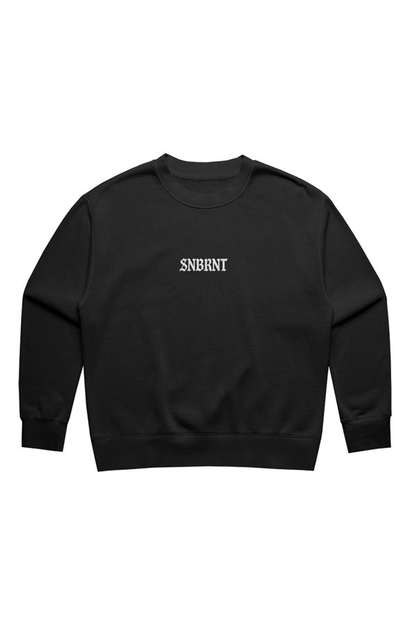 Womens Relax Faded Crew