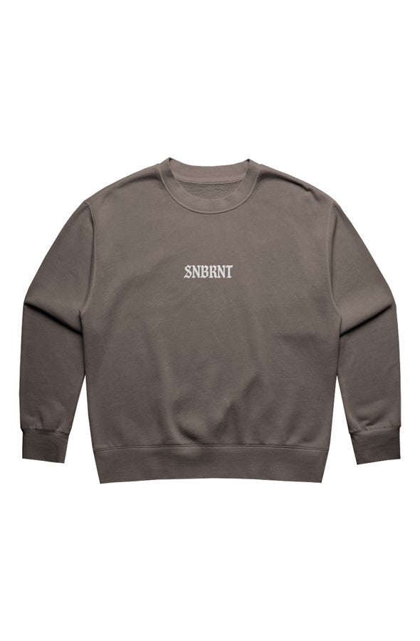 Womens Relax Faded Crew