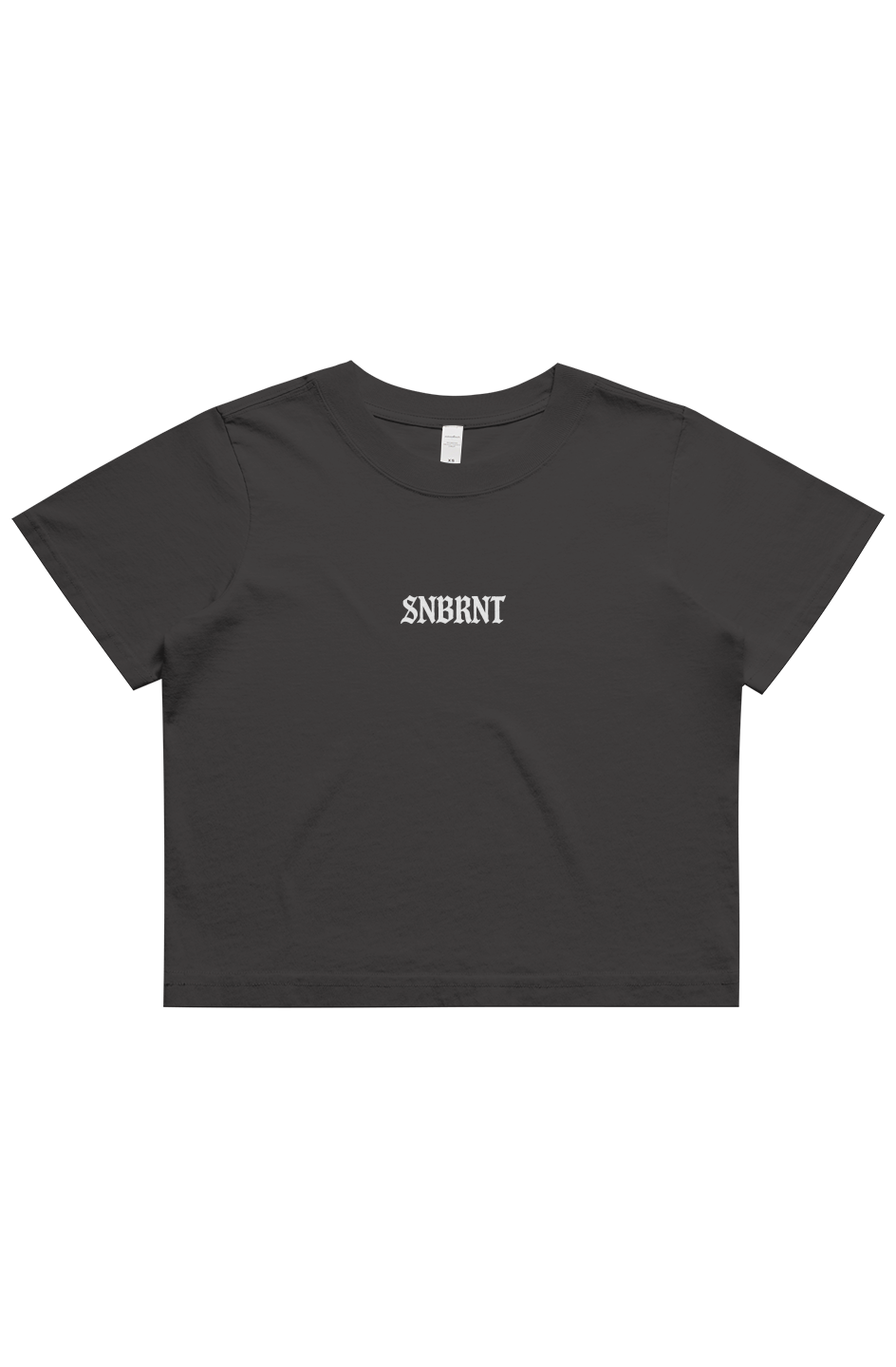 Heavy Gothic Faded Crop Tee