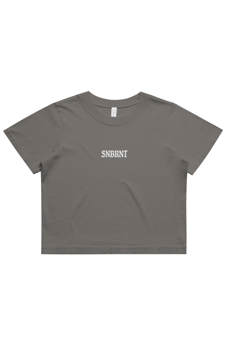Heavy Gothic Faded Crop Tee